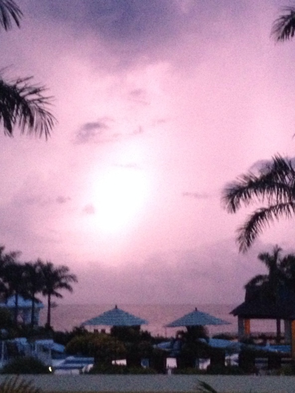 Storm on the last day at Negril
